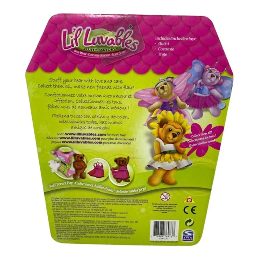 (Pack of 3) Lil Luvables‎ Fluffy Factory Bear Wear Dress Up Costumes Outfits New